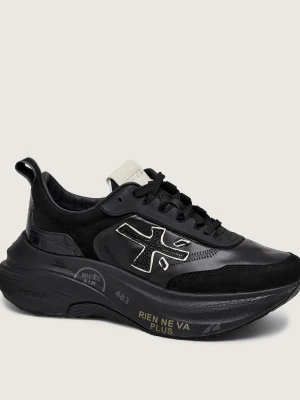 Premiata Sneakersy Hill Var 7905 | zamsz | z dodatkiem skóry czarny