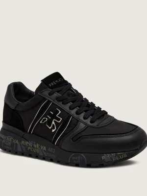 Premiata Sneakersy Lander | z dodatkiem skóry czarny