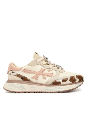 Premiata Sneakersy Lauryn Var 8456K Kremowy Beżowy jasny