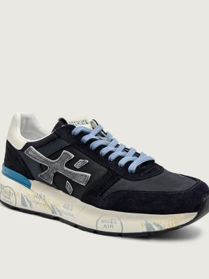 Premiata Sneakersy MICK | z dodatkiem skóry granatowy