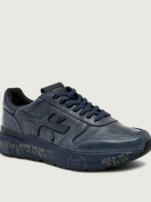 Premiata Sneakersy MICK | z dodatkiem skóry granatowy