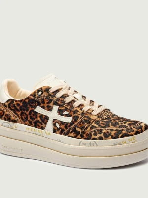 Premiata Sneakersy Micol | z dodatkiem skóry brązowy