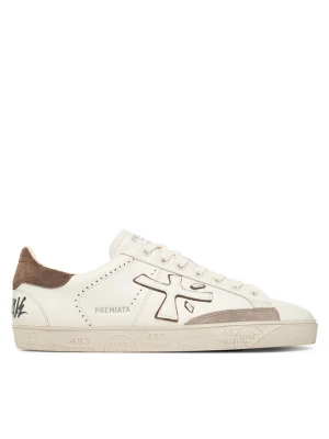 Premiata Sneakersy Steven Var 8476 Kremowy