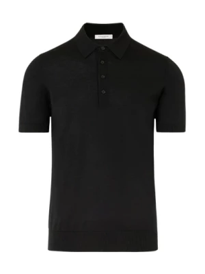 Premium Czarna Koszulka Polo Paolo Pecora