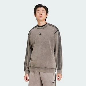 Premium Essentials Retro Washed Crew Sweatshirt Adidas