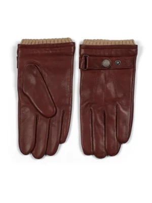 Premiumowe Brązowe Skórzane Rękawiczki dla Mężczyzn Howard London
