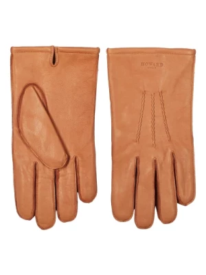 Premiumowe Miękkie Skórzane Rękawiczki w Kolorze Tan Howard London