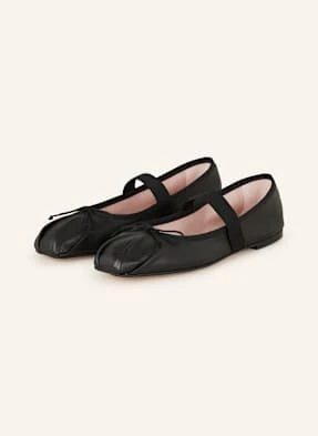 Pretty Ballerinas Baleriny Mary Jane Coton schwarz