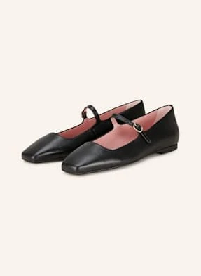 Pretty Ballerinas Baleriny Mary Jane Coton schwarz