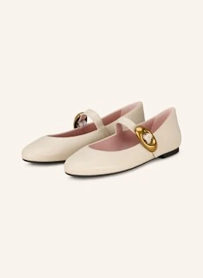 Pretty Ballerinas Baleriny Mary Jane Coton weiss