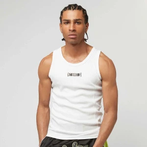 zəяo si:x nœf Primary Logo Tank Top mężczyźni Tanktopy biały rozmiar Odzież