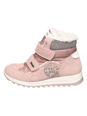 Primigi Skórzane botki "Trilly" w kolorze jasnoróżowym rozmiar: 39