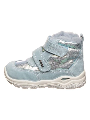 Primigi Skórzane botki w kolorze błękitnym rozmiar: 28