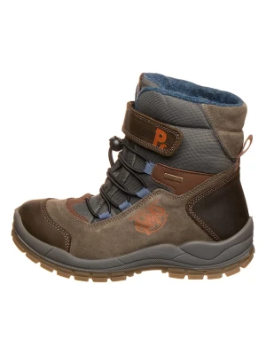 Primigi Skórzane botki w kolorze brązowym rozmiar: 35