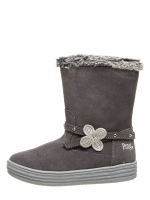 Primigi Skórzane botki w kolorze szarym rozmiar: 30