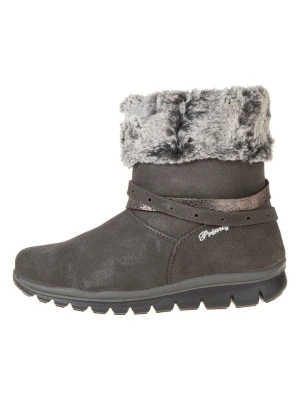 Primigi Skórzane kozaki zimowe "Hilos" w kolorze brązowym rozmiar: 32