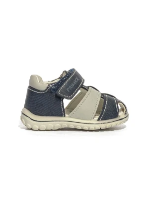 Primigi Skórzane sandały "Sweet" w kolorze granatowo-beżowym rozmiar: 26