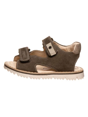 Primigi Skórzane sandały w kolorze khaki rozmiar: 21