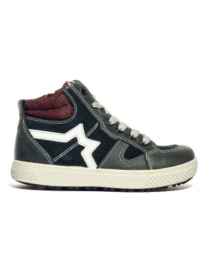 Primigi Skórzane sneakersy "Barth 28" w kolorze granatowo-szarym rozmiar: 32