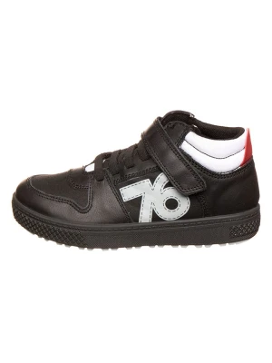 Primigi Skórzane sneakersy "Barth" w kolorze czarnym rozmiar: 34