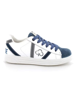 Primigi Skórzane sneakersy w kolorze biało-granatowym rozmiar: 38