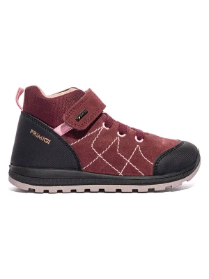 Primigi Skórzane sneakersy w kolorze czerwono-czarnym rozmiar: 28