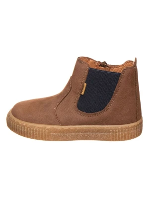 Primigi Skórzane sztyblety w kolorze jasnobrązowym rozmiar: 22