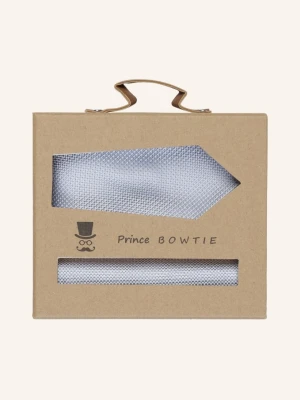 Prince Bowtie Zestaw: Krawat I Poszetka blau JASNONIEBIESKI