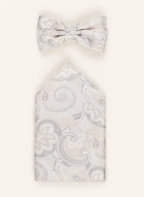 Prince Bowtie Zestaw: Mucha Z Poszetką beige