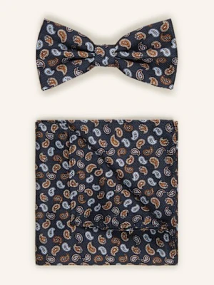 Zdjęcie produktu Prince Bowtie Zestaw: Mucha Z Poszetką blau