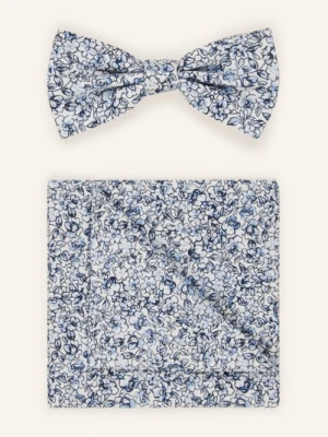 Prince Bowtie Zestaw: Mucha Z Poszetką blau