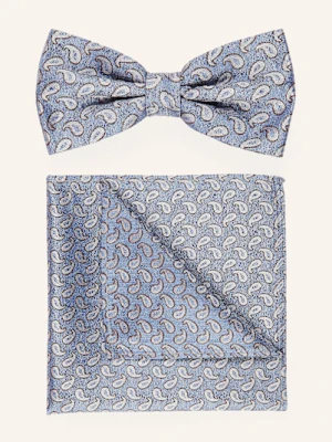 Prince Bowtie Zestaw: Mucha Z Poszetką blau