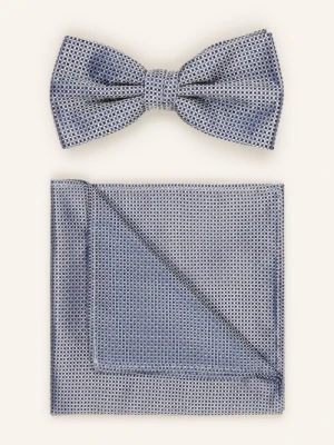 Prince Bowtie Zestaw: Mucha Z Poszetką blau