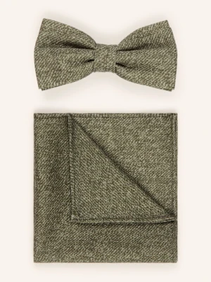 Prince Bowtie Zestaw: Mucha Z Poszetką gruen