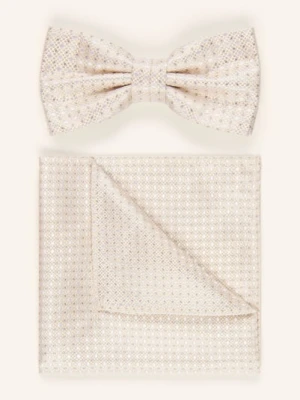 Prince Bowtie Zestaw: Muszka I Poszetka beige