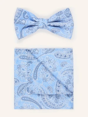 Prince Bowtie Zestaw: Muszka I Poszetka blau
