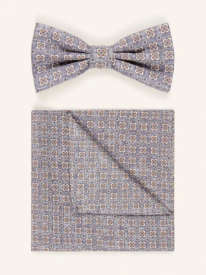 Prince Bowtie Zestaw: Muszka I Poszetka grau