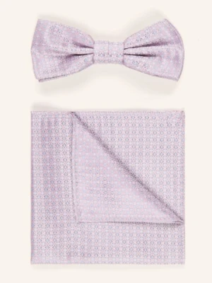 Prince Bowtie Zestaw: Muszka I Poszetka rosa