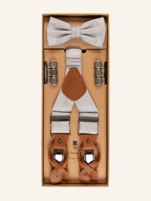 Prince Bowtie Zestaw: Szelki I Muszka silber