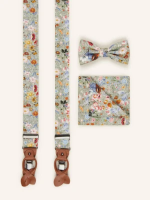Prince Bowtie Zestaw: Szelki, Mucha I Poszetka gruen