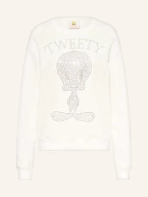 Princess Goes Hollywood Bluza Tweety Z Kamieniami Ozdobnymi weiss