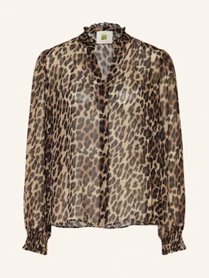 Princess Goes Hollywood Bluzka Z Falbankami braun
