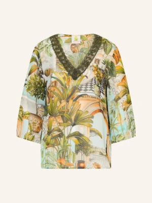 Princess Goes Hollywood Jedwabna Bluzka Z Rękawami 3/4 gruen