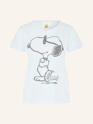 Princess Goes Hollywood Koszulka Snoopy Z Kamieniami Ozdobnymi blau
