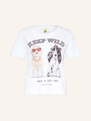 Princess Goes Hollywood Koszulka Z Kamieniami Ozdobnymi weiss