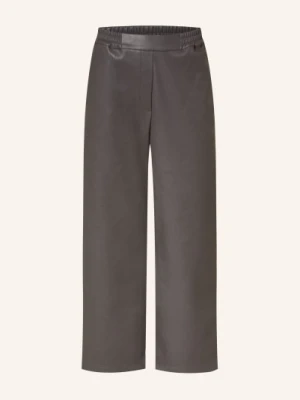 Princess Goes Hollywood Spodnie 7/8 W Stylu Skórzanym grau