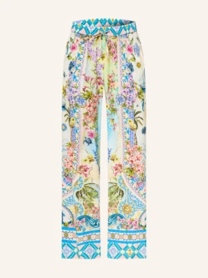 Princess Goes Hollywood Spodnie Z Jedwabiu Typu Marlene blau