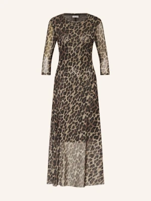 Princess Goes Hollywood Sukienka Z Siateczki Z Rękawem 3/4 braun