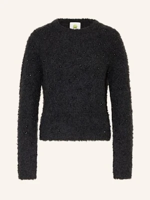 Princess Goes Hollywood Sweter Z Dodatkiem Alpaki I Ozdobnymi Kamykami schwarz