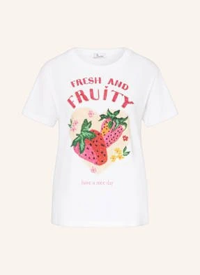 Princess Goes Hollywood T-Shirt Z Obszyciem Ozdobnymi Kamykami weiss